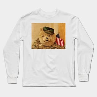 Teddy Bear In Uniform Long Sleeve T-Shirt